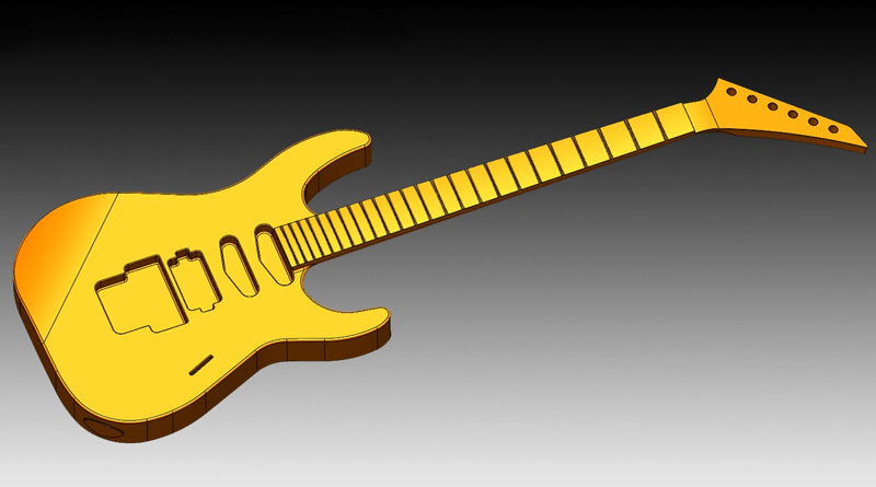 Jackson Soloist USA -  Reverse engineering Jackson soloist Reverse engineering