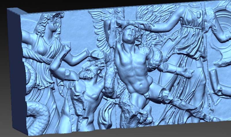 bass-relief 3D scanning