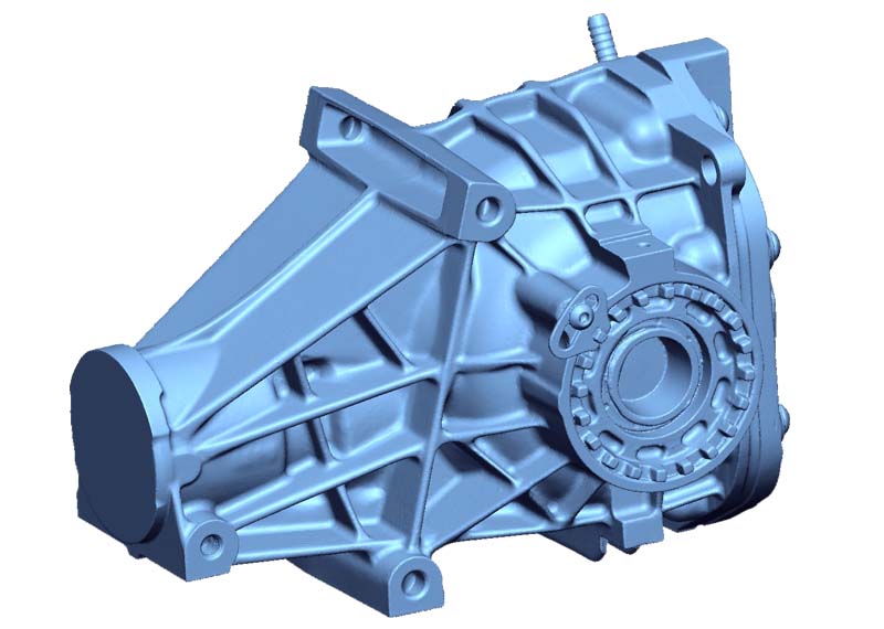 Car Differential 3D Scanning Car Differential Block