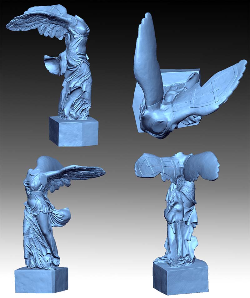 nike of samothrace watertight STL 