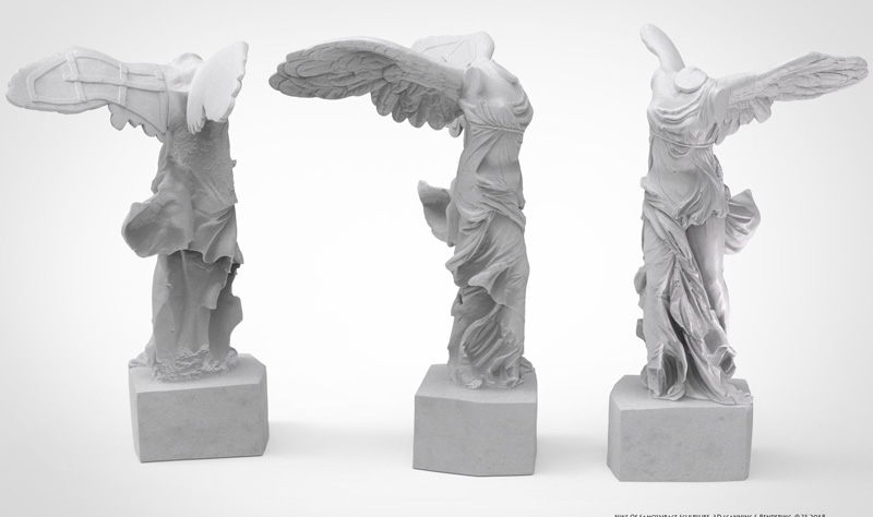 nike of samothrace 3D scan