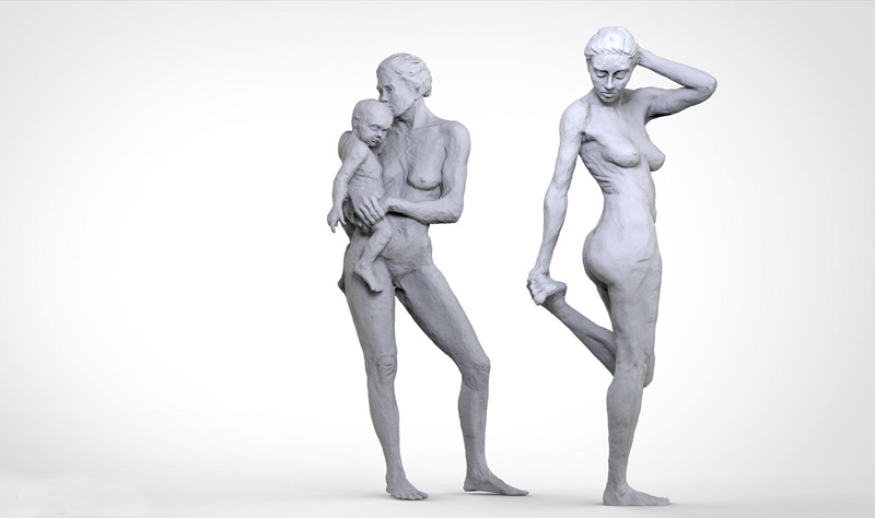statue 3D scanning