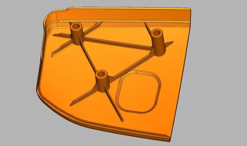 Parametric CAD Reverse Engineering (Back View) Example of Reverse engineering