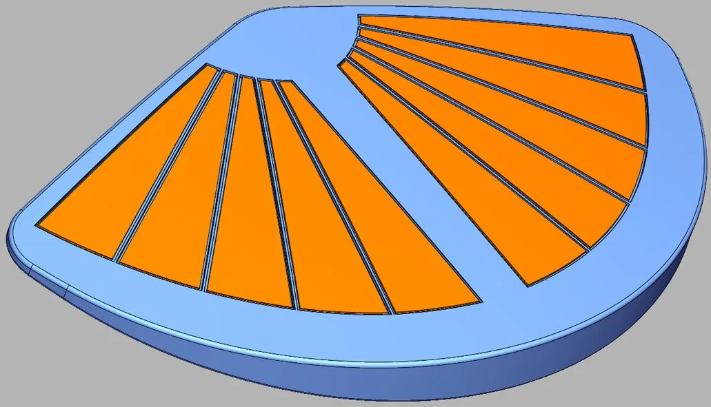 Yacht glass window CAD R.E. example Image