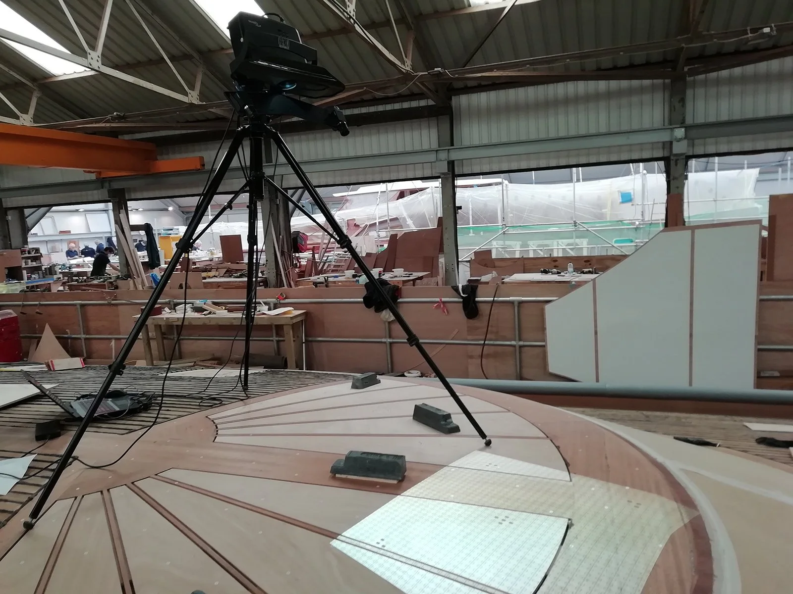 Yacth deck 3D scanning Image