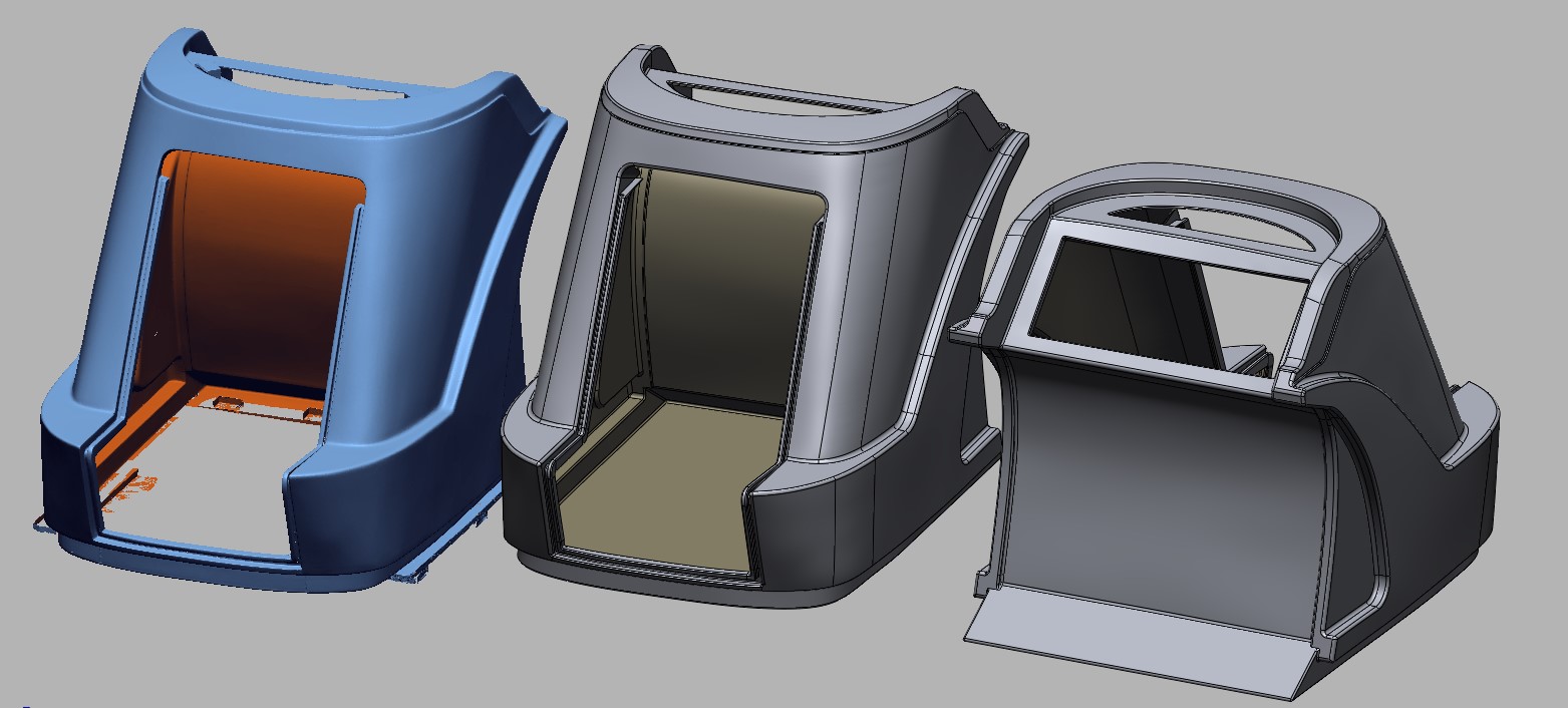 Yacth console CAD Reverse engineering example Image