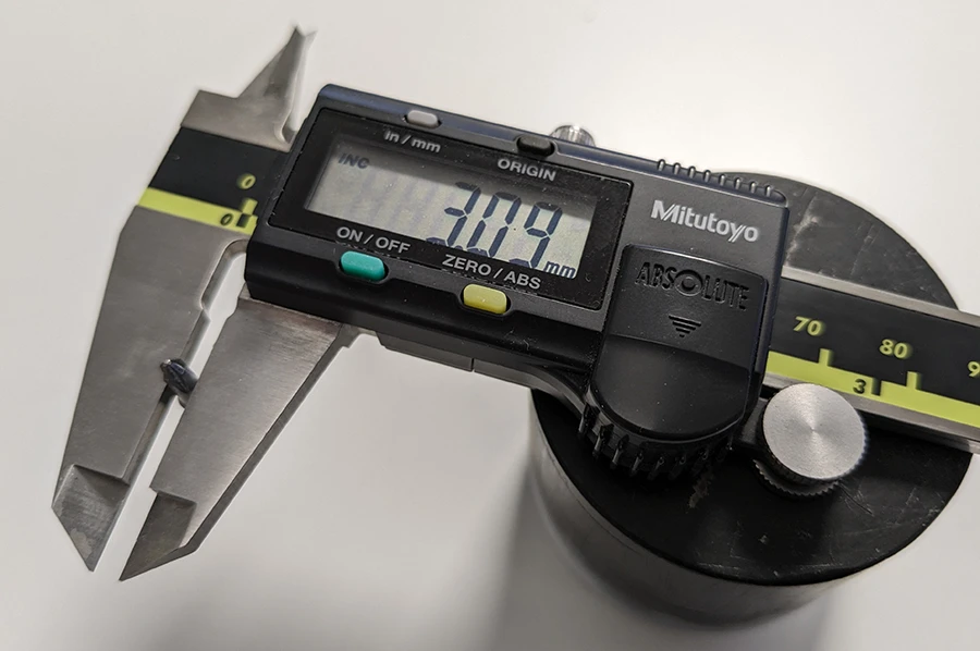 Example of a tiny screwdriver tip (3D scan plus Reverse engineering) Image