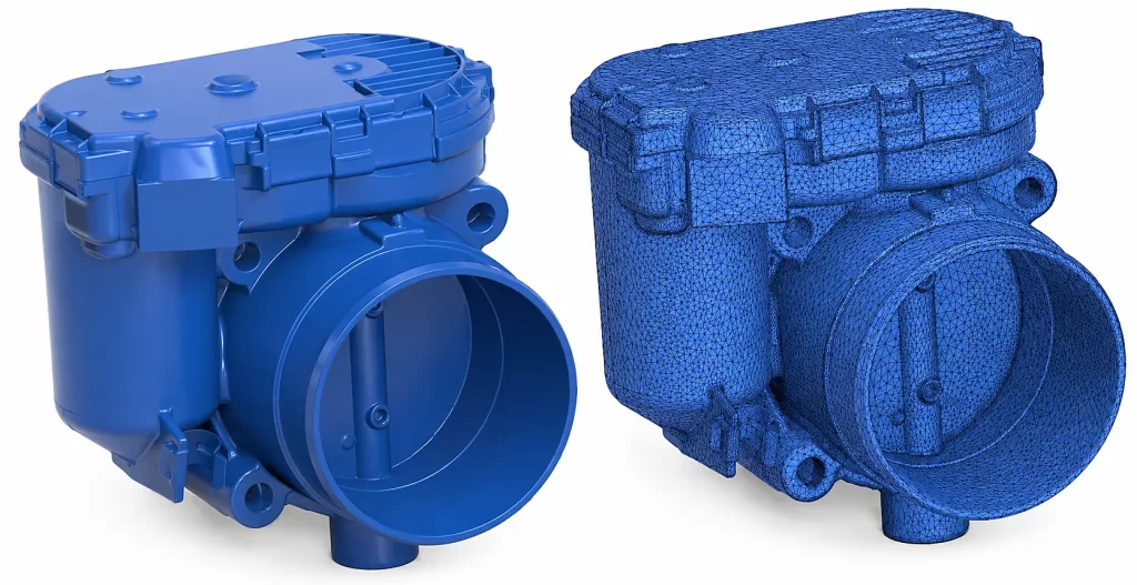 air filter, STL mesh