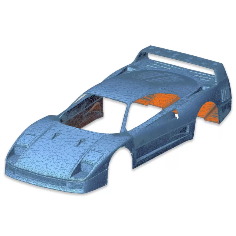 Ferrari F40 1:24 scale model 3d scan