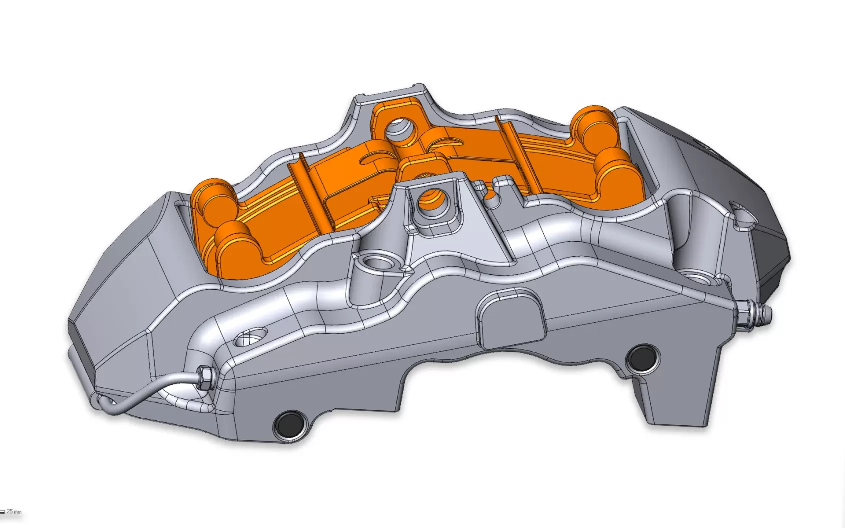 brembo caliper CAD reverse engineering