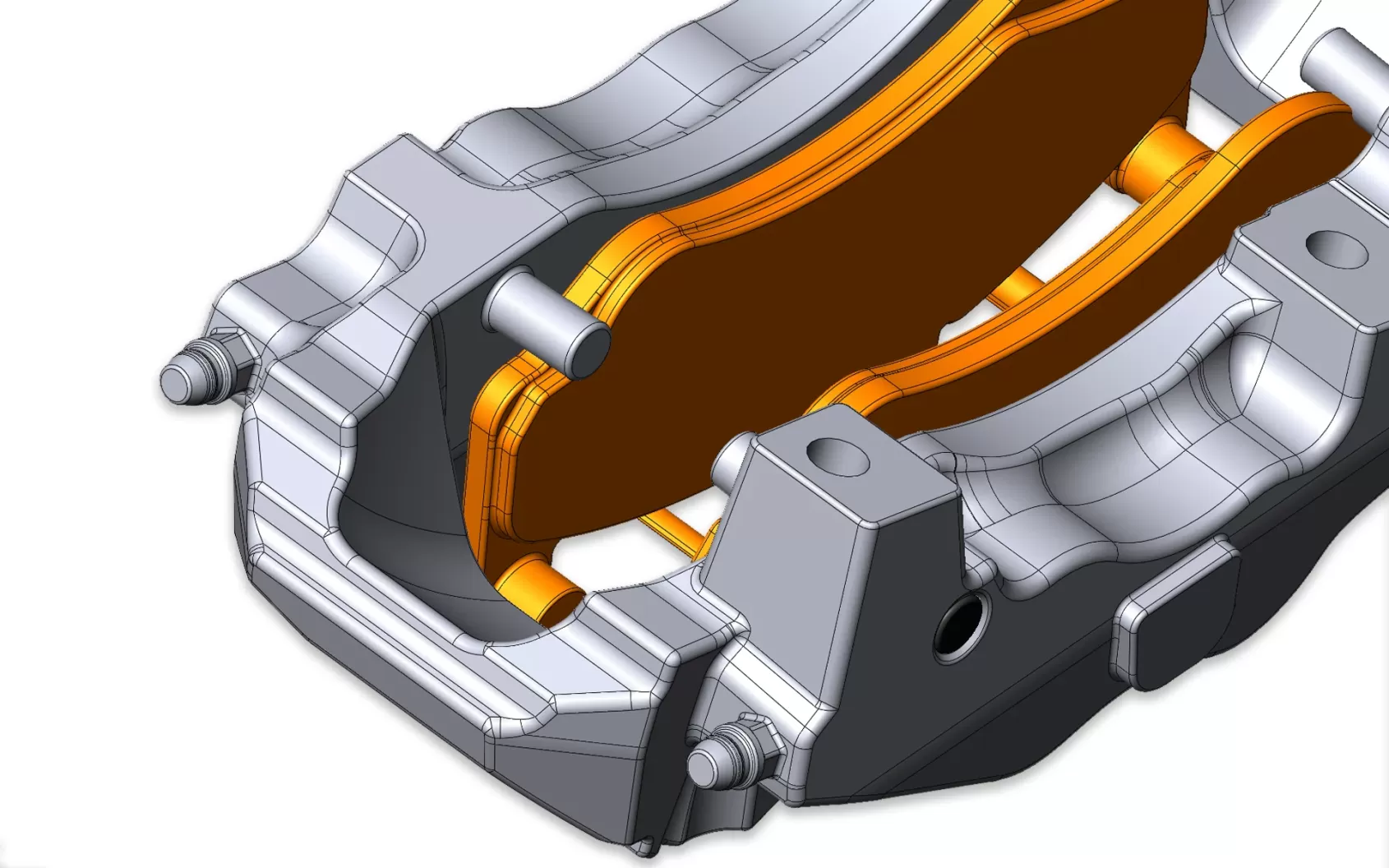 Porsche brake Brembo caliper STEP
