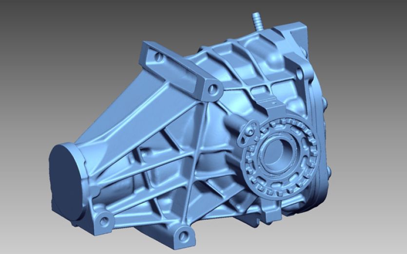 differential gearbox 3D scanning example