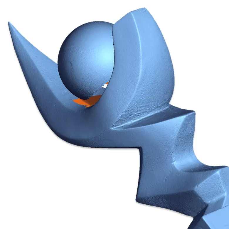brass sculpture 3D scanning
