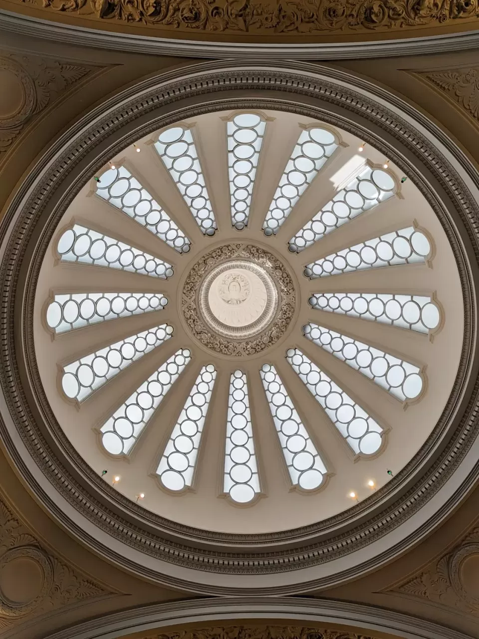 ceiling at The Fitzwilliam Museum in Cambridge