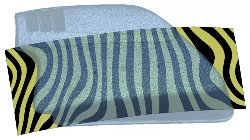 Multispan Nurbs surface