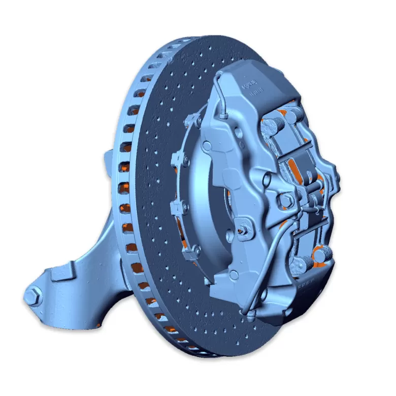 Porsche Brembo caliper STL mesh