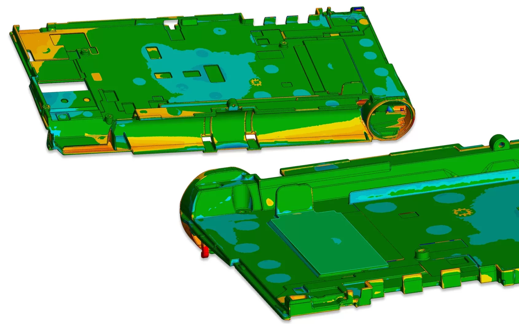 mobile phone deviationSTL mesh vs 3D CAD model