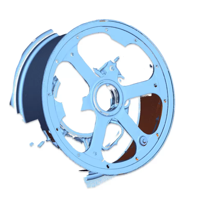 aircraft rim partial 3d scan data