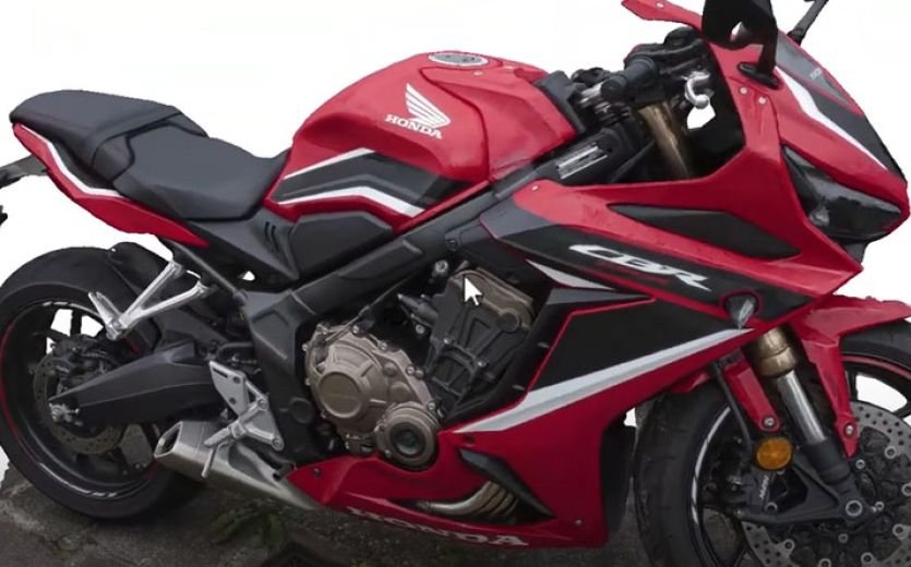 honda CBR 650R 3D scanning with colour texture