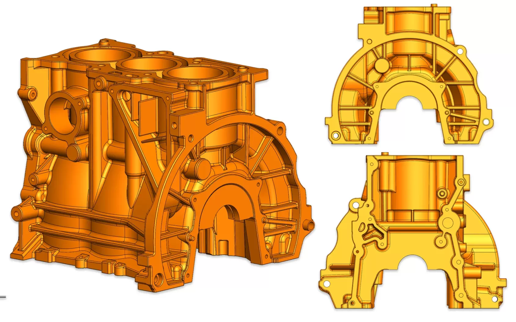 engine block parametric reverse engineering